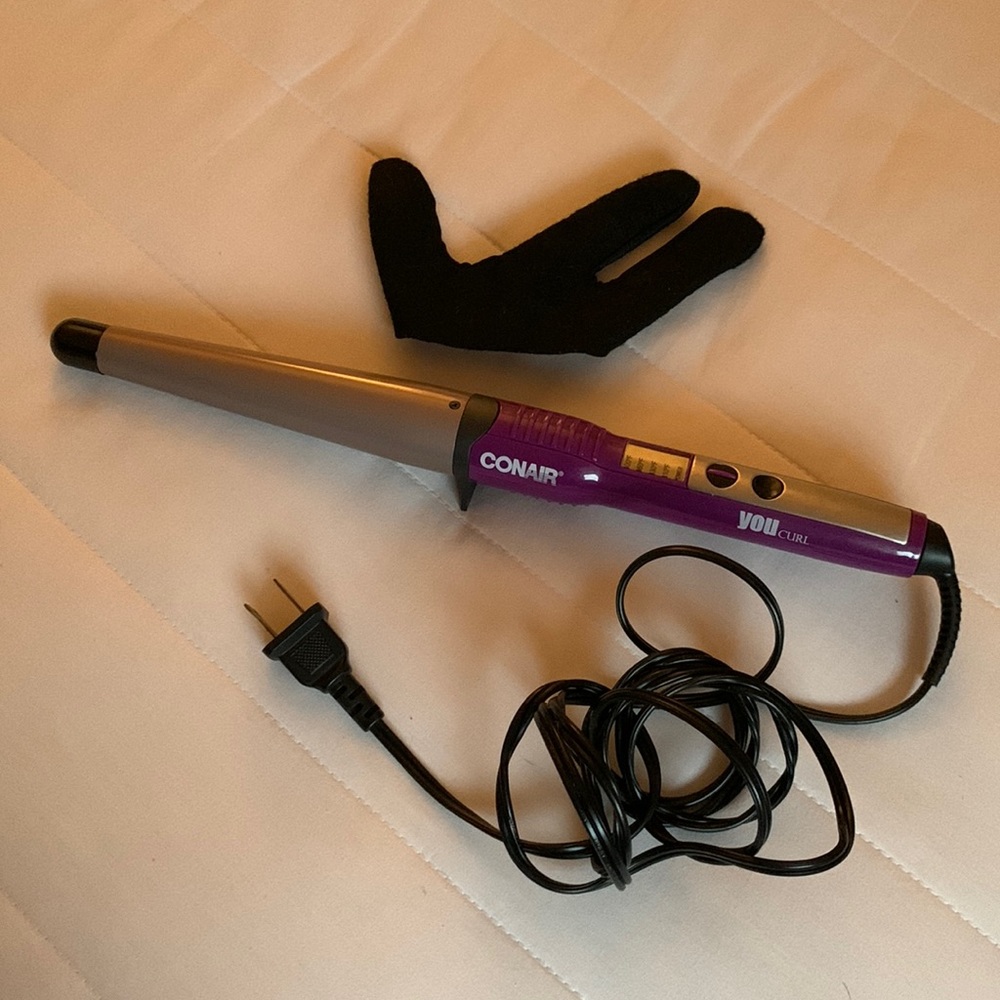 CONAIR You Curl Purple Curling Wand with Glove